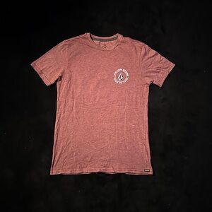Volcom Maroon Short Sleeve Tee